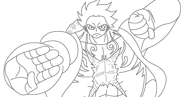 One Piece Luffy Gear 4 Stock Images  Just Another Blog