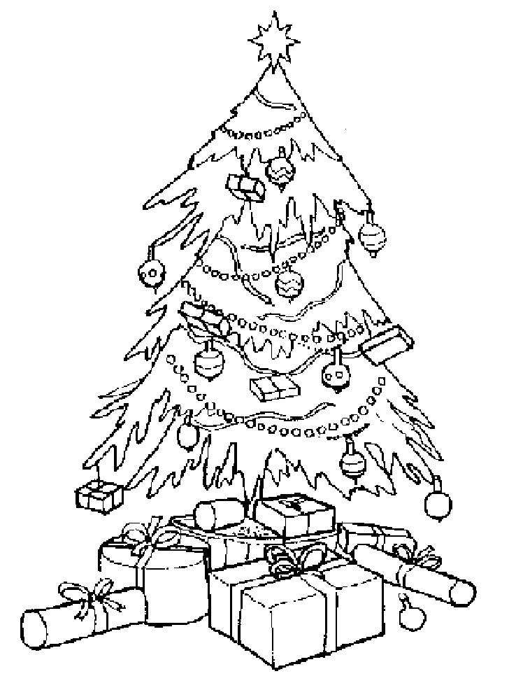 15 Christmas Tree Coloring Pages for Kids >> Disney ...