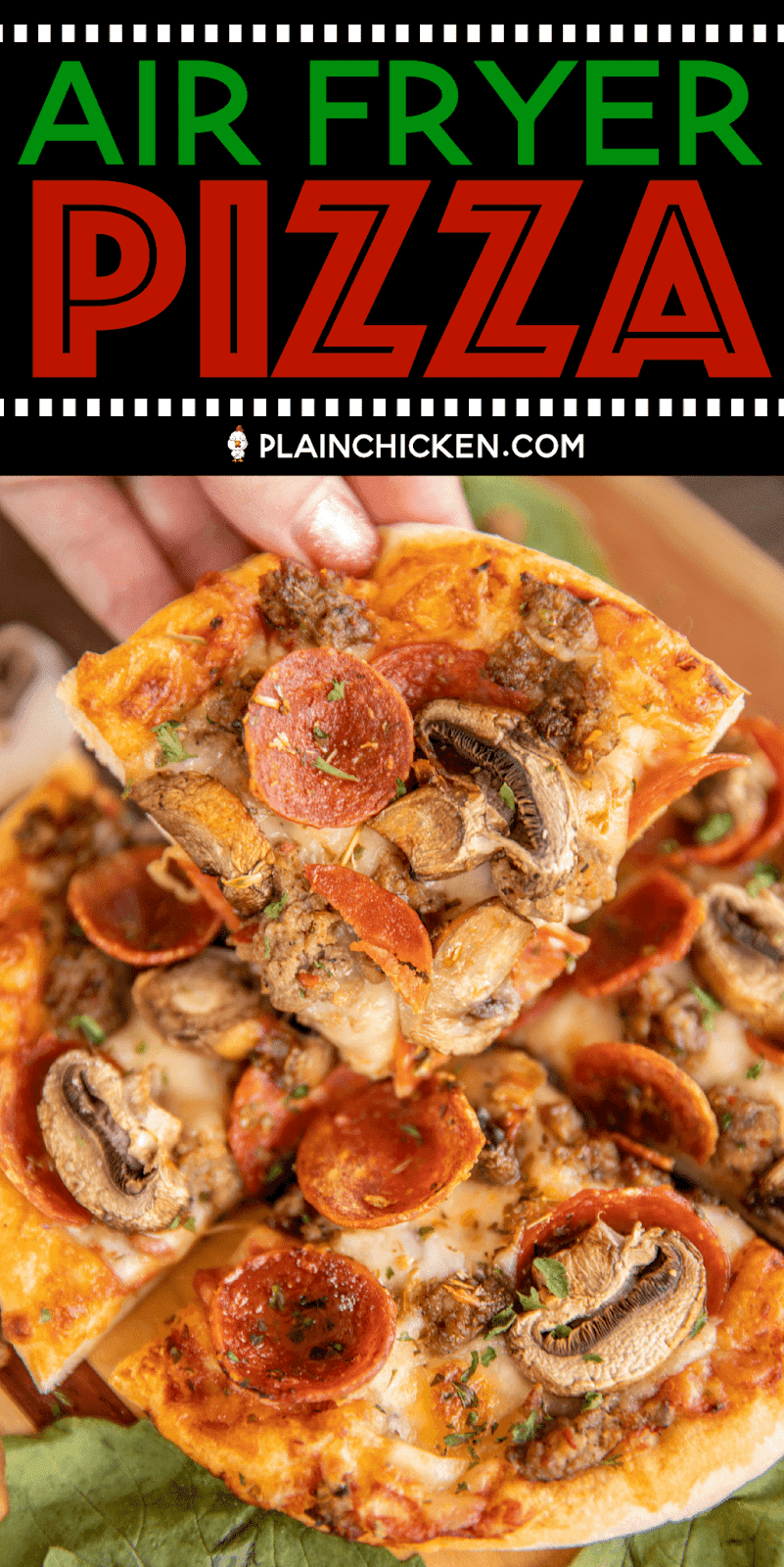 Air Fryer Pizza Plain Chicken®