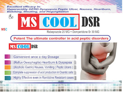 MS COOL® DSR Rabeprazole + Domperidone DSR