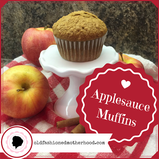 OldFashioned Motherhood Applesauce Muffins