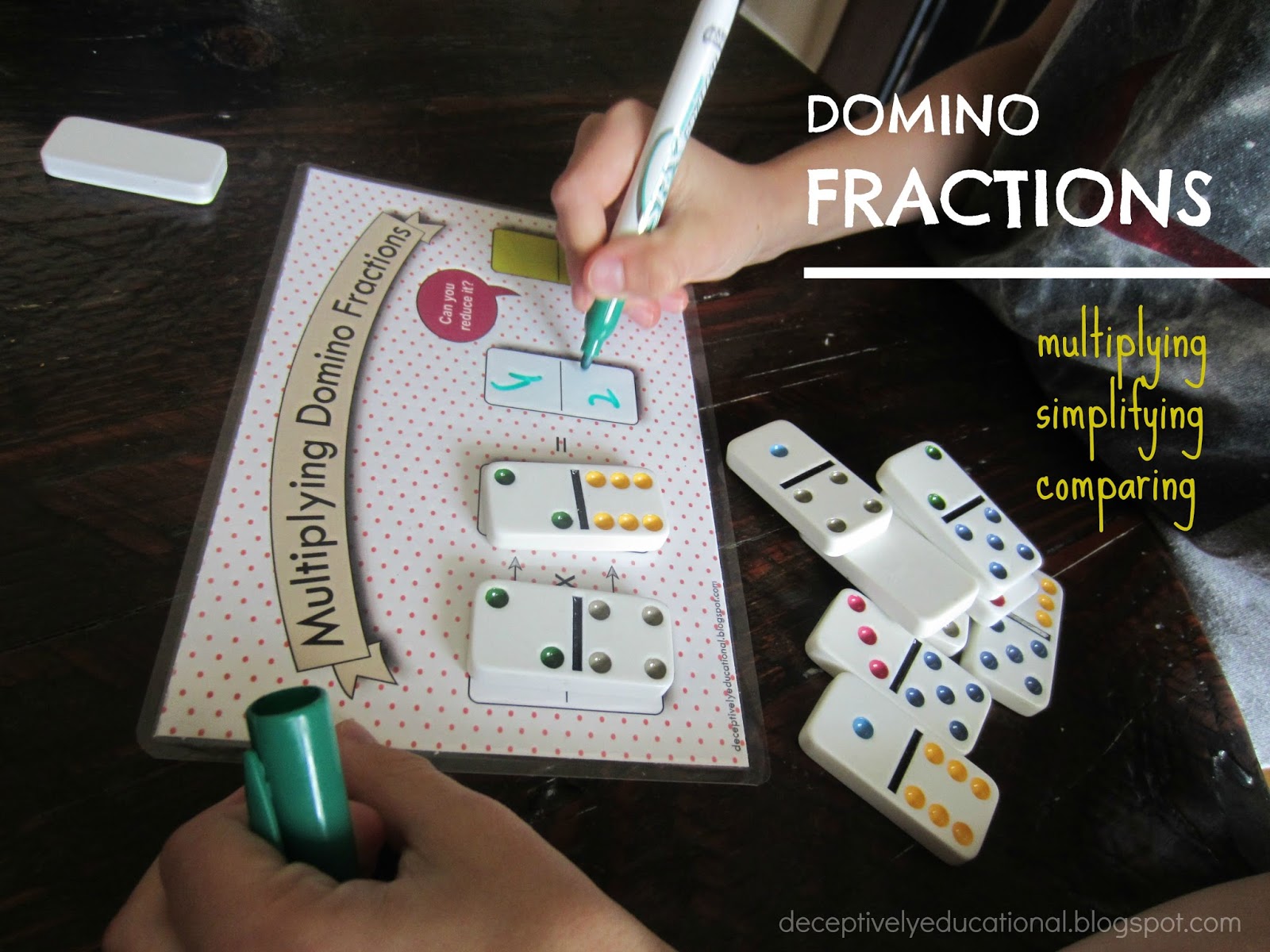 Railway station biography candidate Relentlessly Fun, Deceptively Educational: Multiplying Domino Fractions