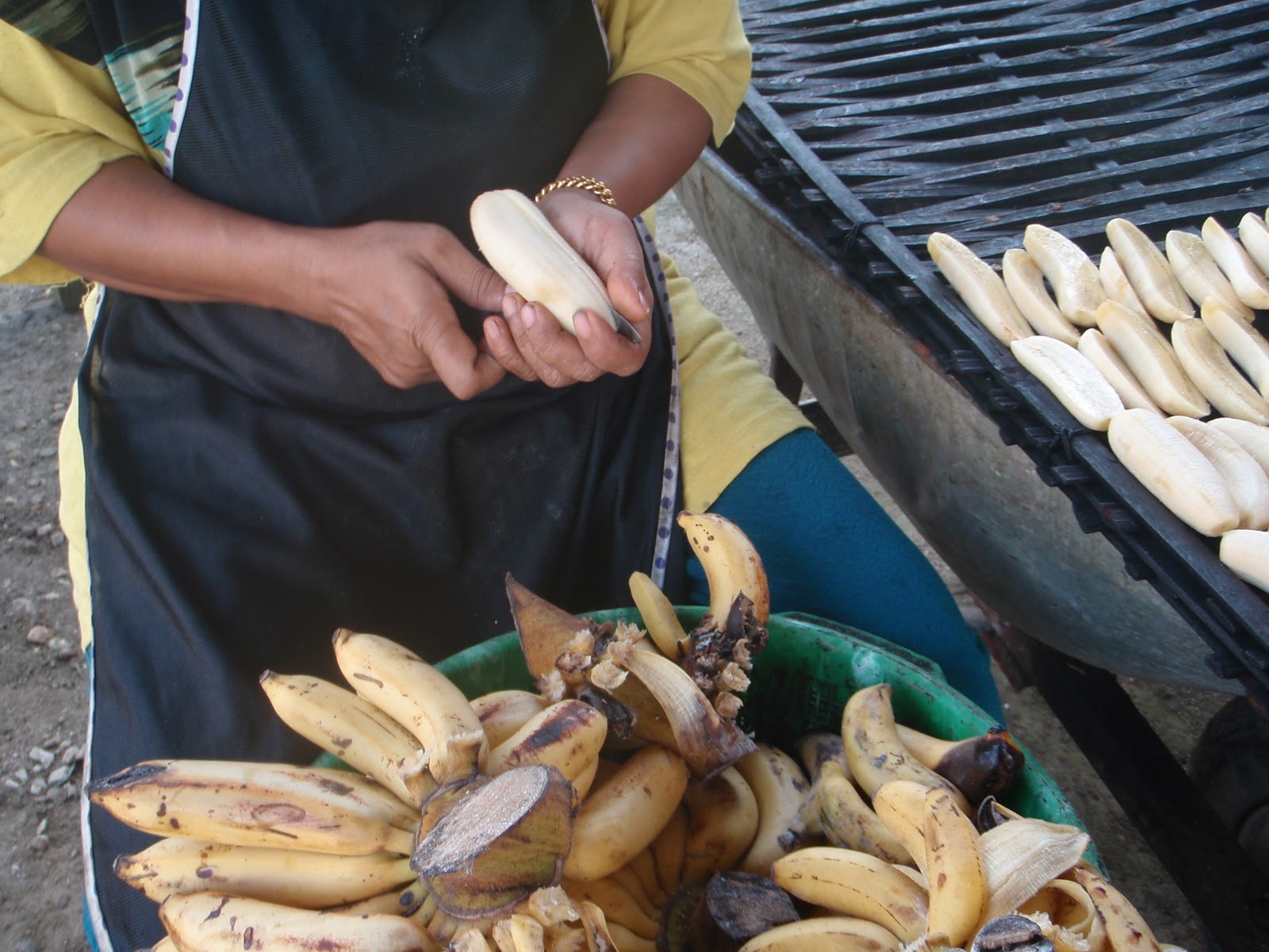 Kampung Parit Seri Dalam: pisang salai Wak Ngadian