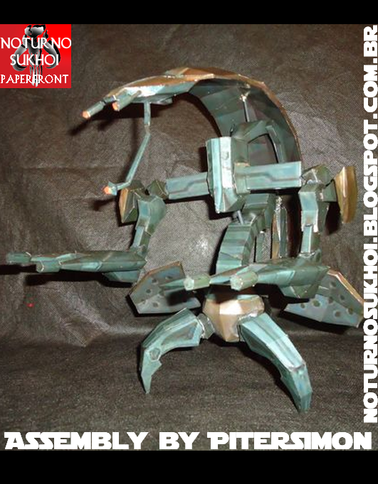 Droideka Papercraft ~ Paperkraft.net - Free Papercraft, Paper Model ...
