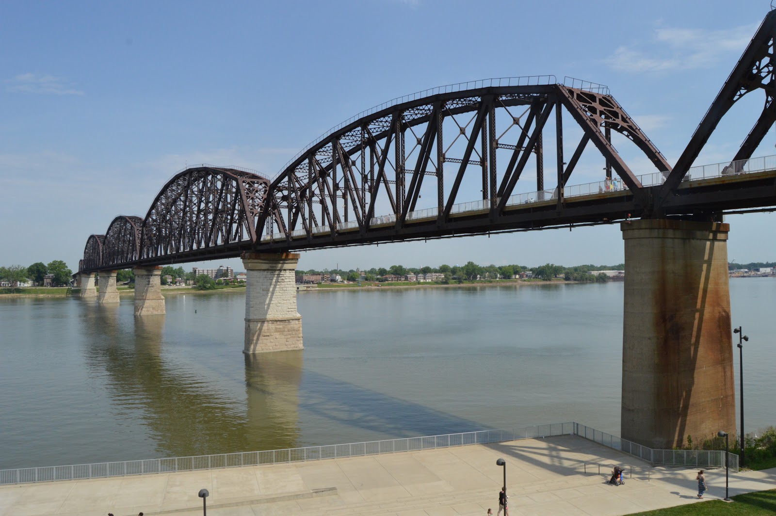 Industrial History 1895 Trail/(BigFour+B&O) Bridge over Ohio River at
