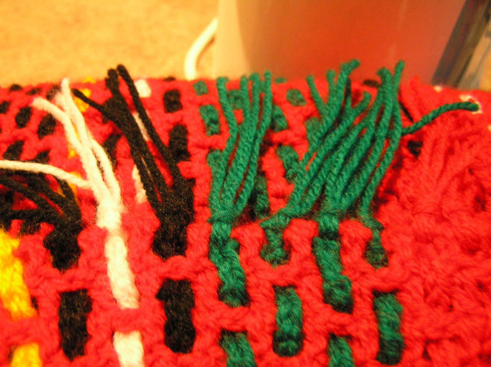 Simply Having Fun with Stamps.... Crochet 'Stuart' Tartan Rug