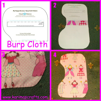 Cuddle Burp Cloth Digital Pattern (PDF) - The Cloth Parcel
