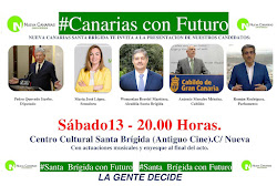 Nueva Canarias te invita al acto presentación de nuestros candidatos a las Elecciones