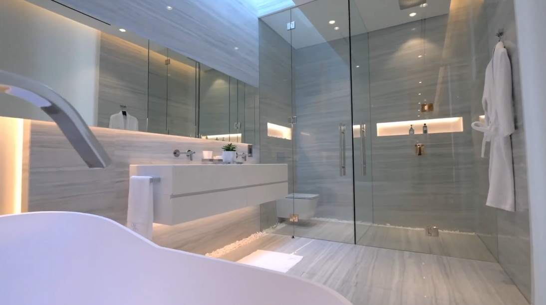92 Interior Design Photos vs. ONE100, Palm Jumeirah Dubai Luxury Beach Mansion Tour