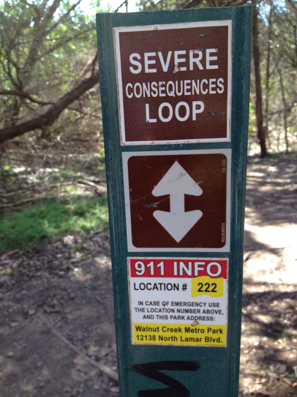 Sign in the Wilderness:  Severe Consequences Loop