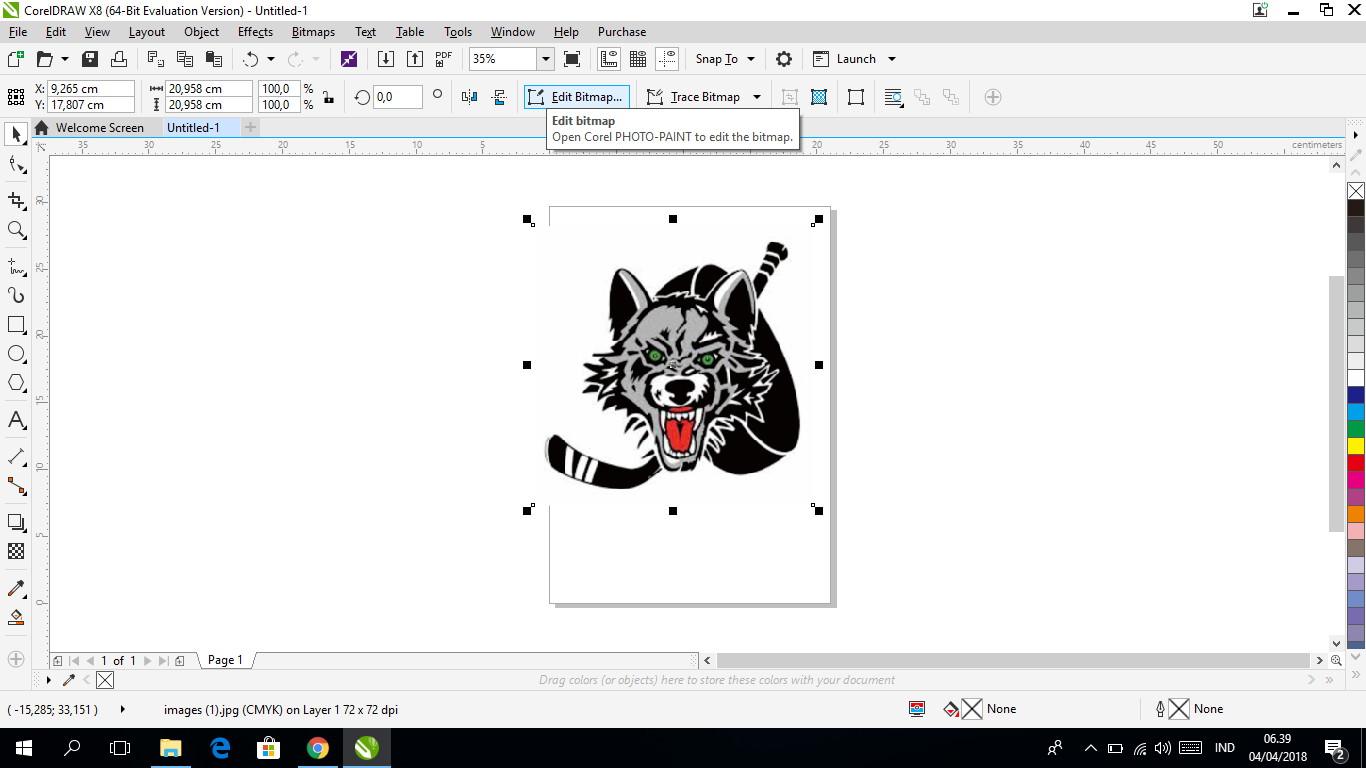 membuat baground transparan di corel draw X8 Blogger