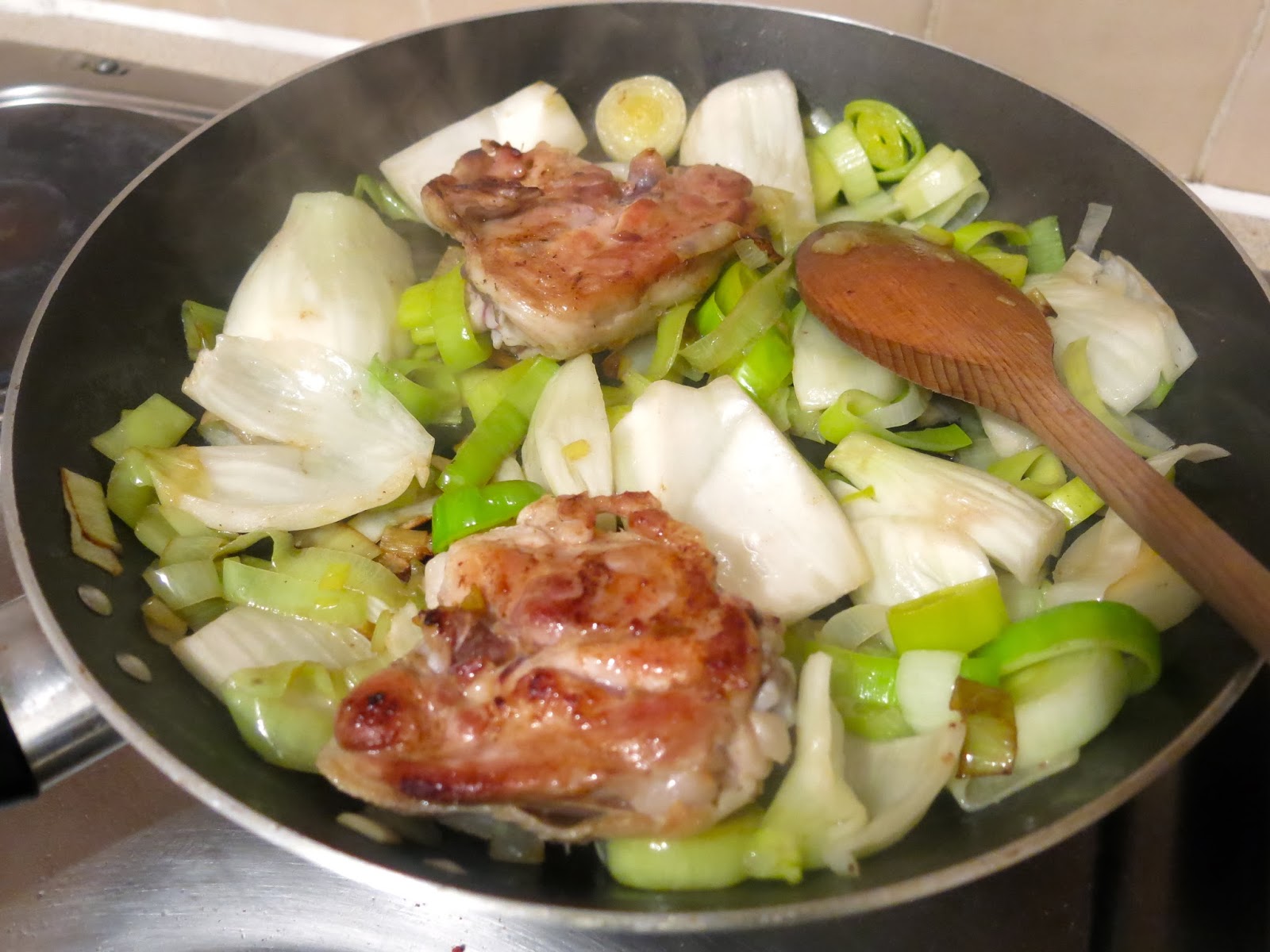 Just a Butcher's Daughter Nigel Slater's Chicken Thighs with Fennel