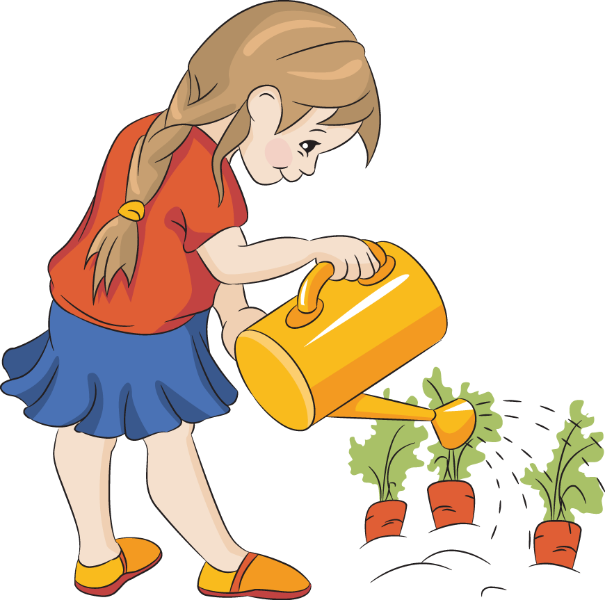 clipart watering plants - photo #11