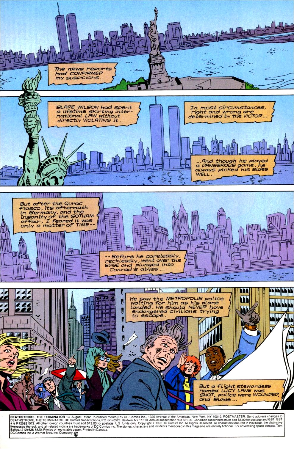 Read online Deathstroke (1991) comic -  Issue #13 - 2