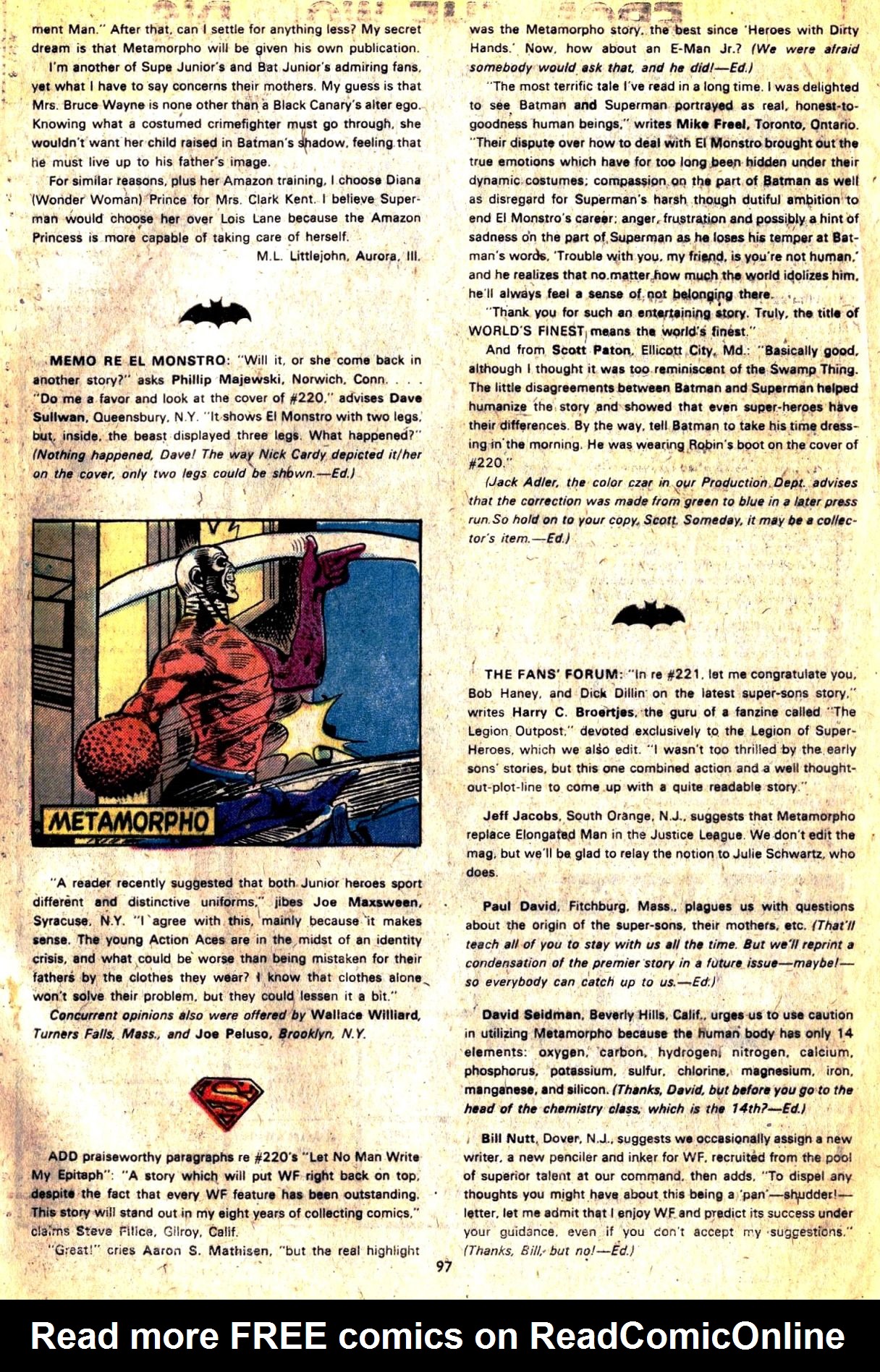 Read online World's Finest Comics comic -  Issue #223 - 98