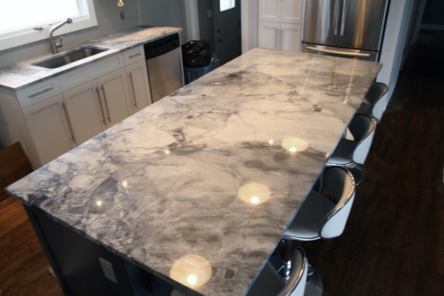 Top granite kitchen platforms and modern countertop designs 2019
