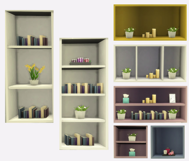 Stack Me Shelving Simlish Designs