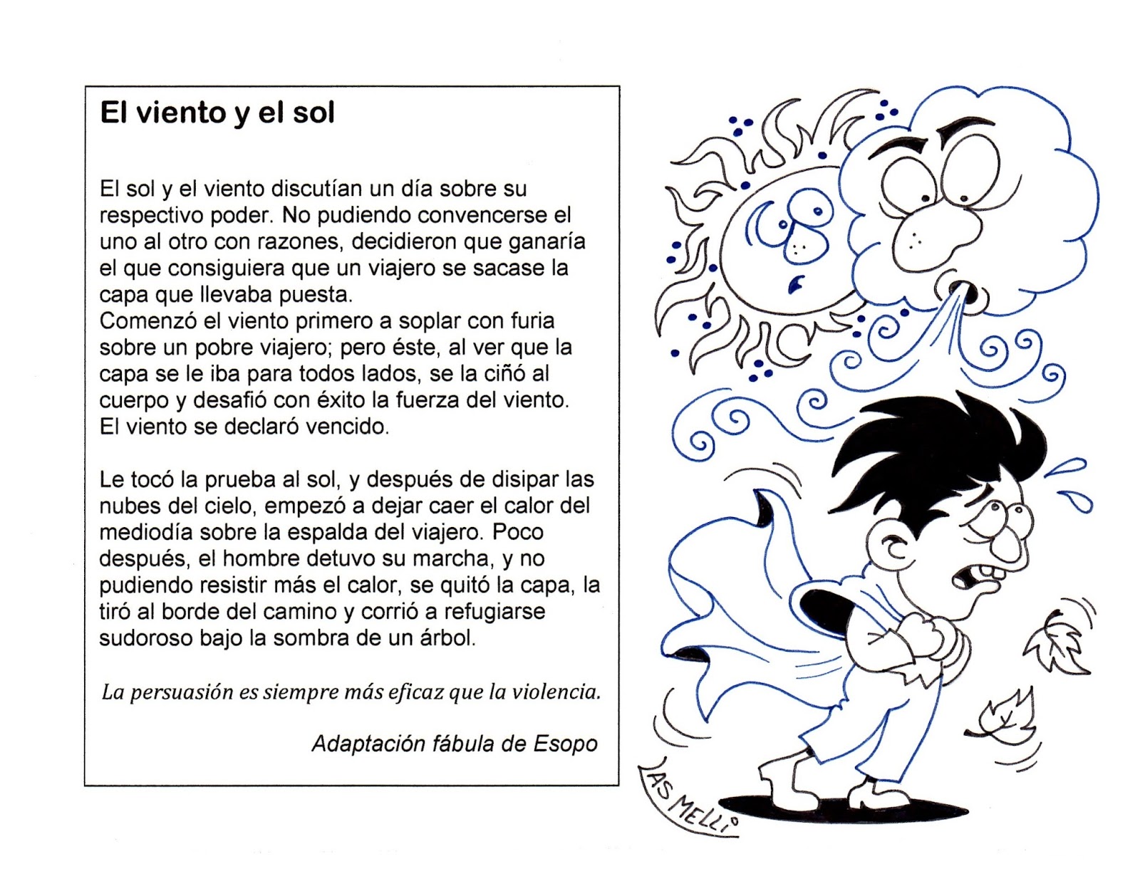 Fábula O sol e o vento. YouTube