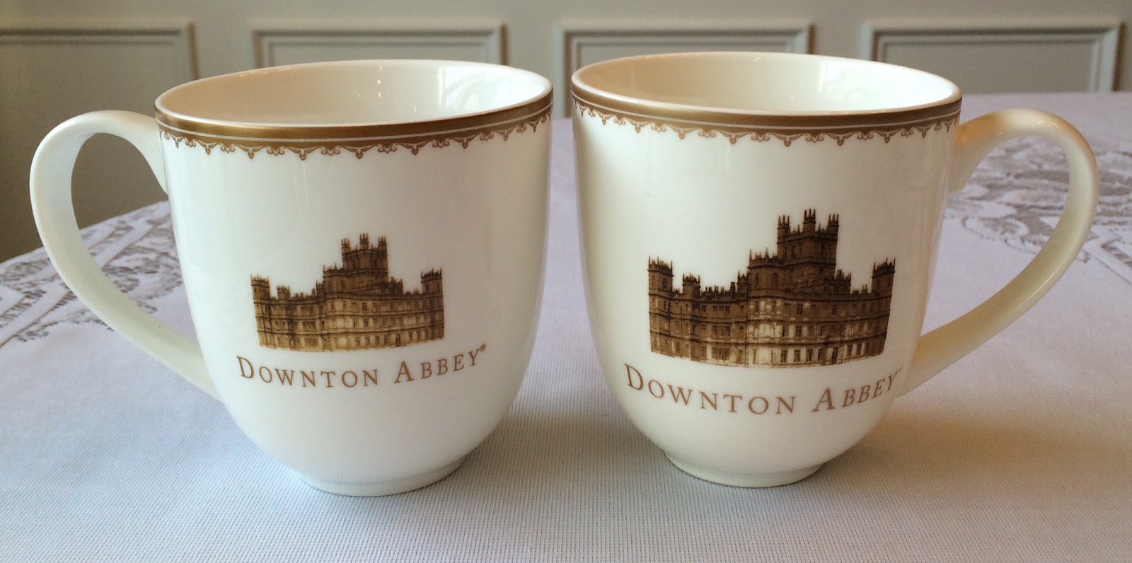 World Market's Downton Abbey Mugs for Black Friday 20132015 Blue