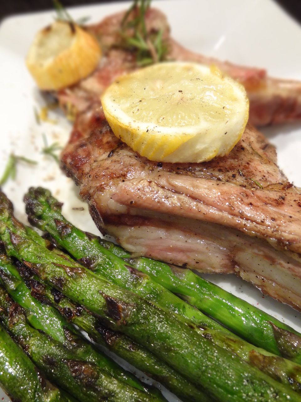 Scrumpdillyicious Grilled TuscanStyle Veal Chops with Lemon Gremolata