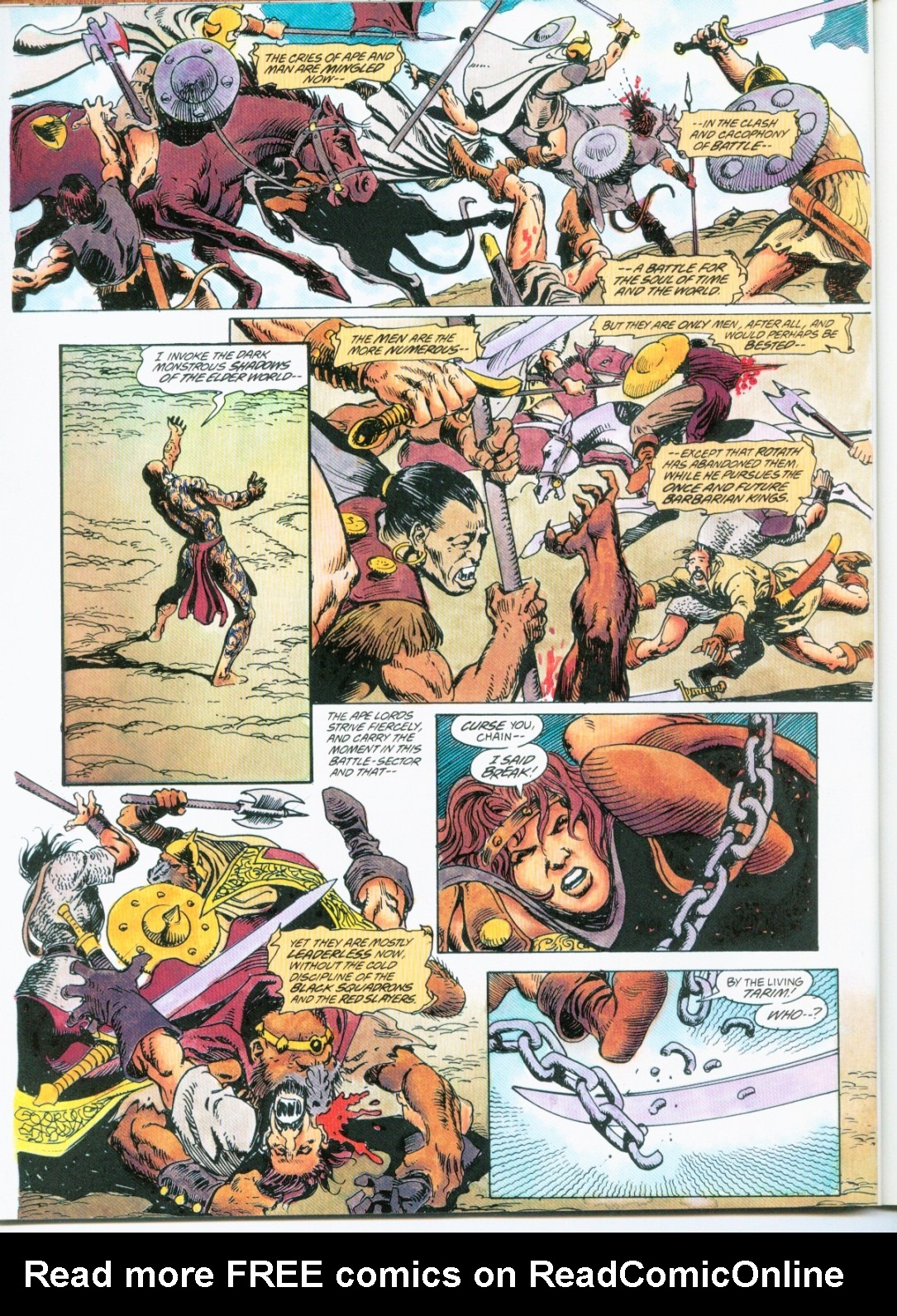 Read online Marvel Graphic Novel comic -  Issue #73 - Conan - The Ravagers Out of Time - 51