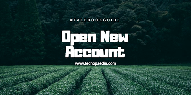 Facebook open new account registration