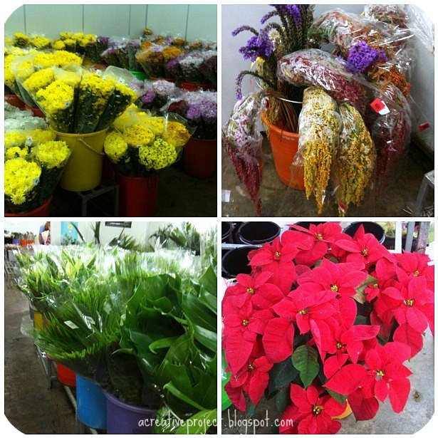 A Creative Project Flower market in Singapore