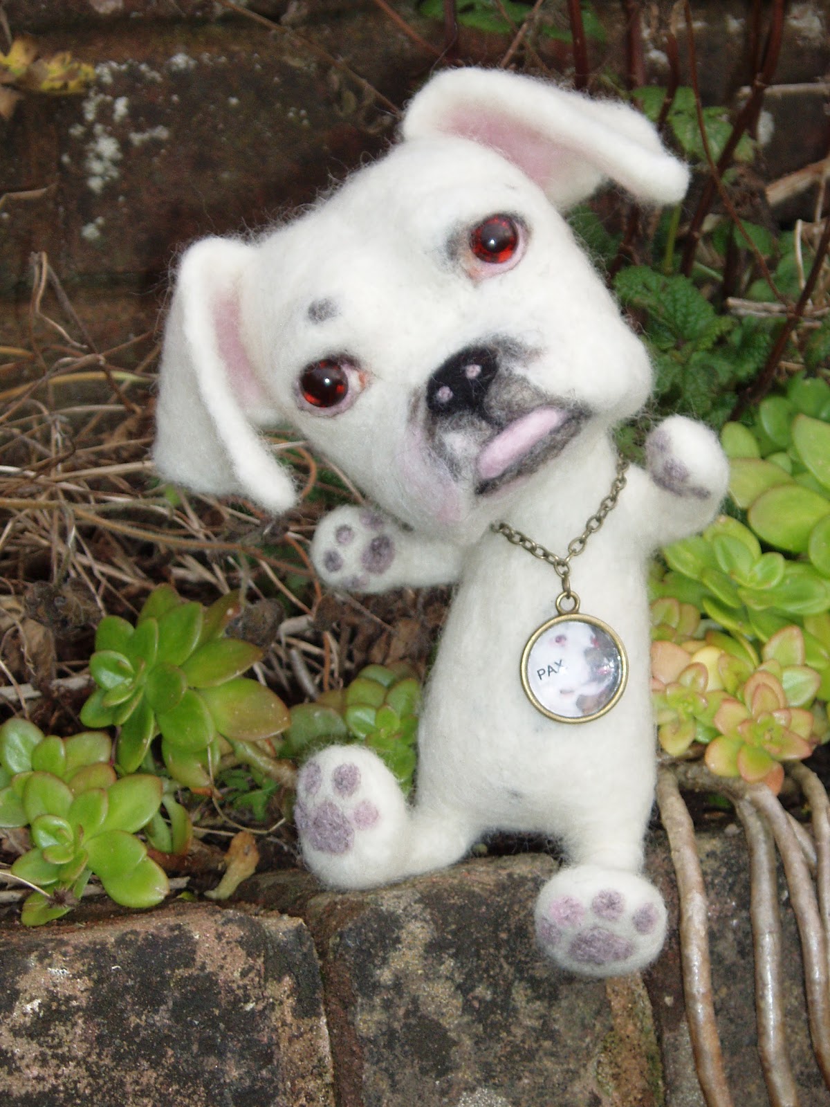 Nicola's Needle Felted Dogs A Needle Felted Boxer called PAX Made 2011