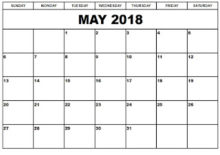 May 2018 Calendar, May 2018 Calendar Printable, May 2018 Blank Calendar, May 2018 Printable Calendar, May 2018 Calendar Template, Free May Calendar 2018, Calendar May 2018