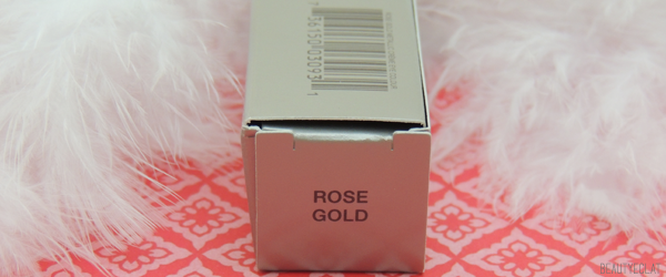 revue avis test laura mercier metallic creme eye colour rose gold swatch