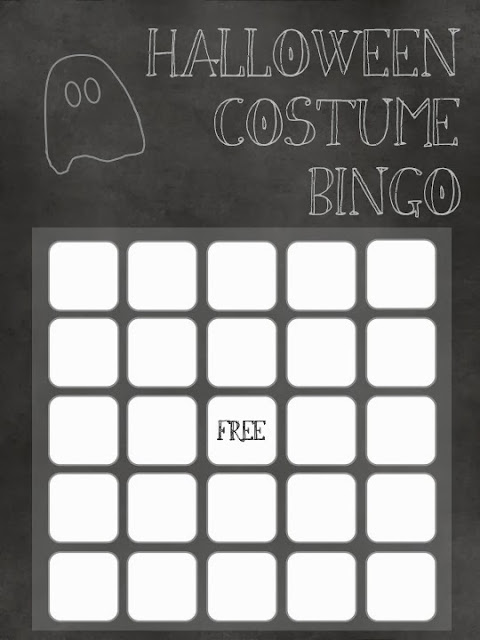 Halloween Costume Bingo- lemonthistle.blogspot.com