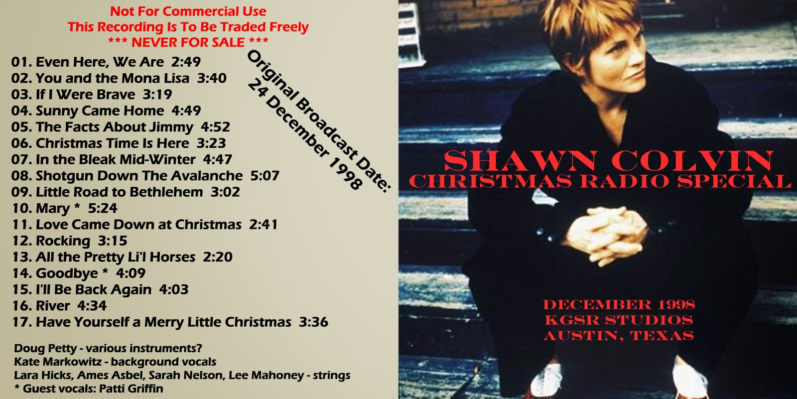 The dB's Repercussion Shawn Colvin Holiday Show 1998