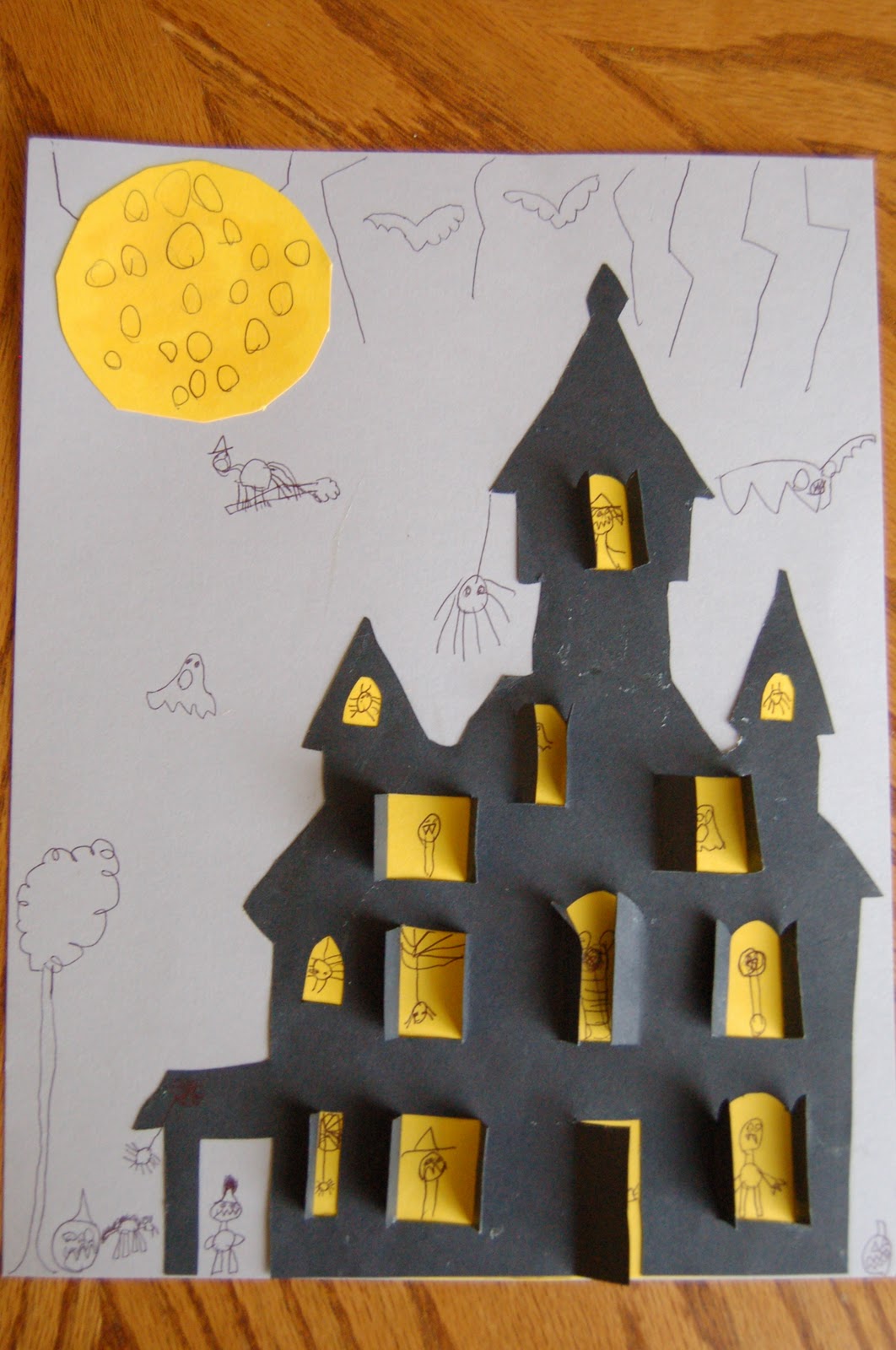 When Life gets in the way of crafting....And a cute Haunted House