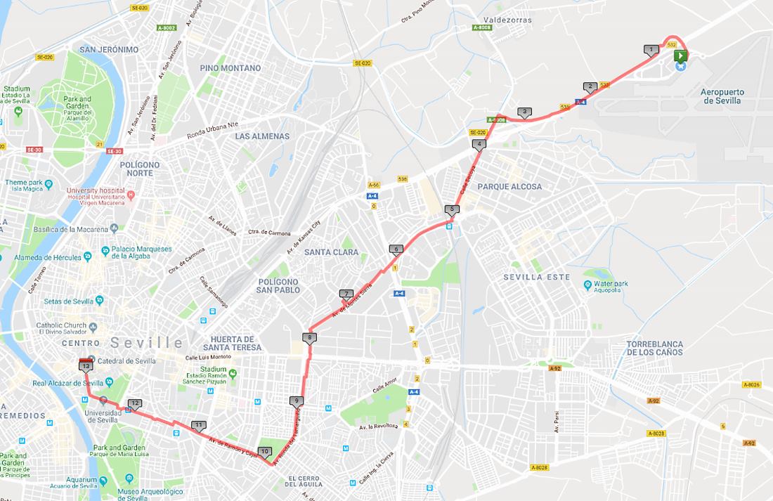 quemar Dureza colina seville tram route map suspensión calcetines