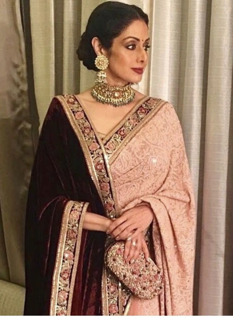 Sridevi Kapoor in Manish Malhotra – South India Fashion
