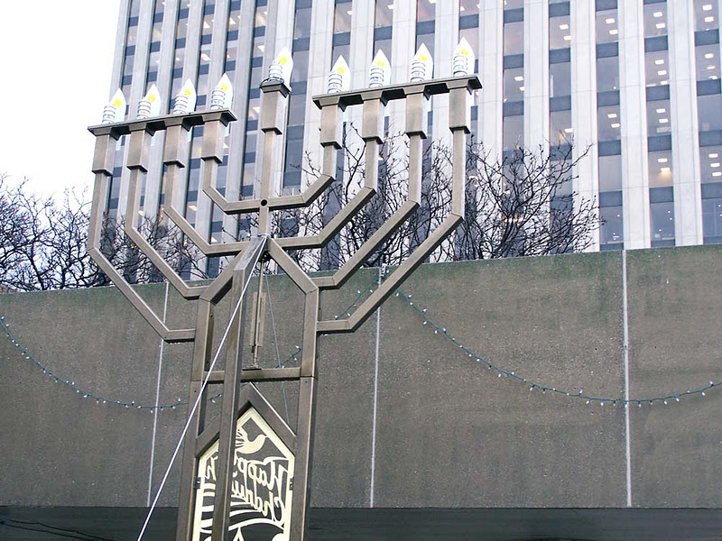 Toronto Grand Prix Tourist A Toronto Blog Menorah ready at City Hall