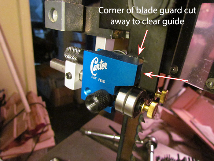 RIkon 10325 Bandsaw Upgrades and Mods, Pt. 3 Carter Blade Guides