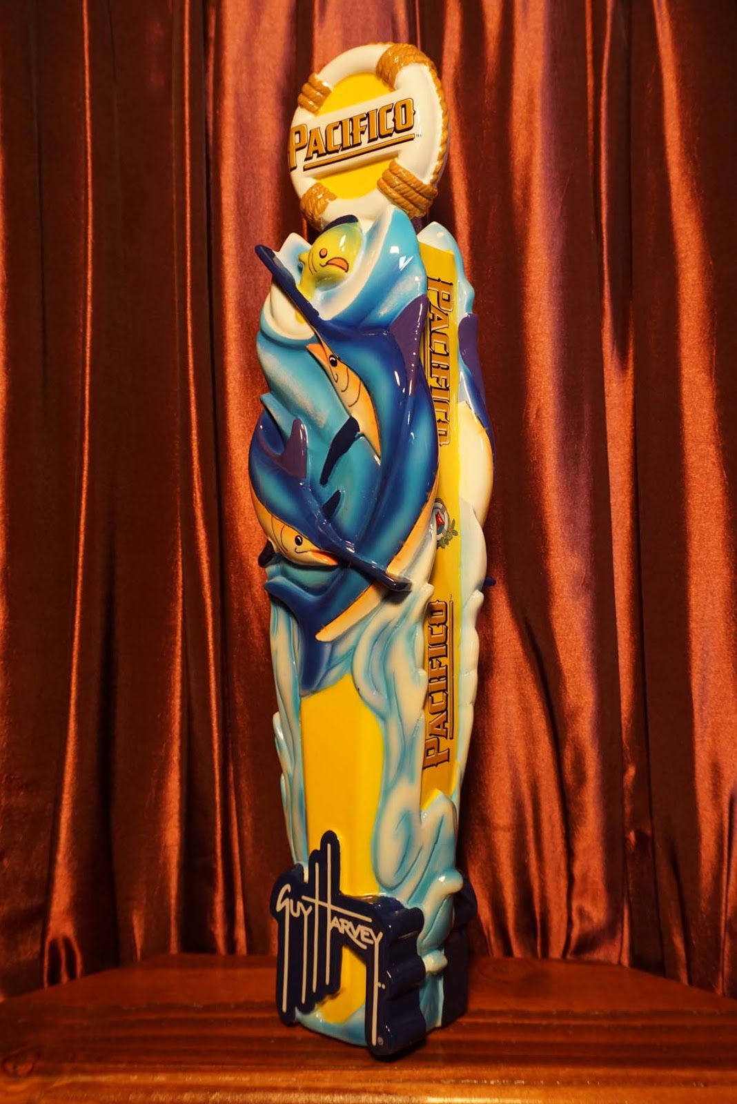 Tap Handle 685 Cerveza Pacifico Clara Guy Harvey