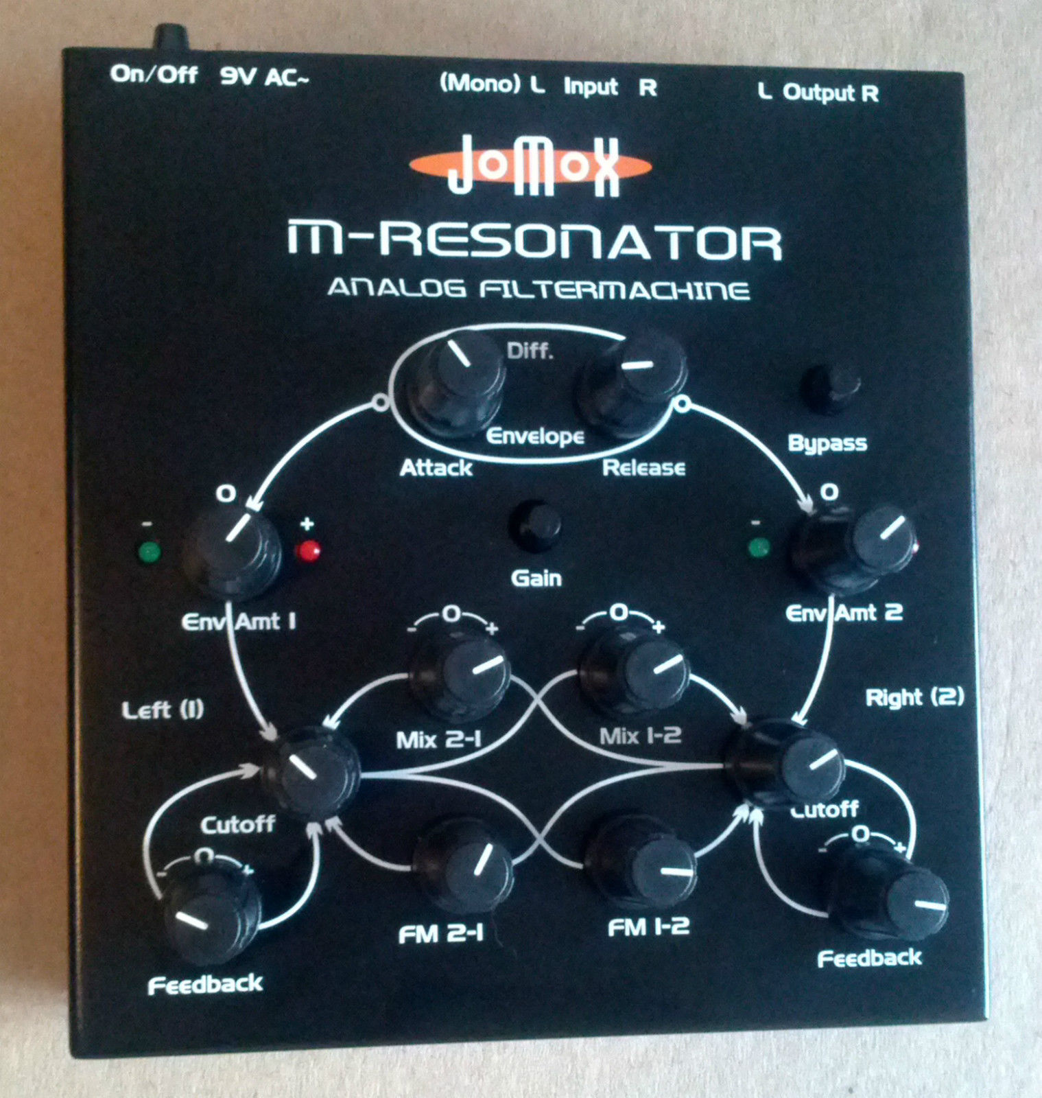 MATRIXSYNTH JoMoX MResonator Stereo Analog Dual Filter Envelope
