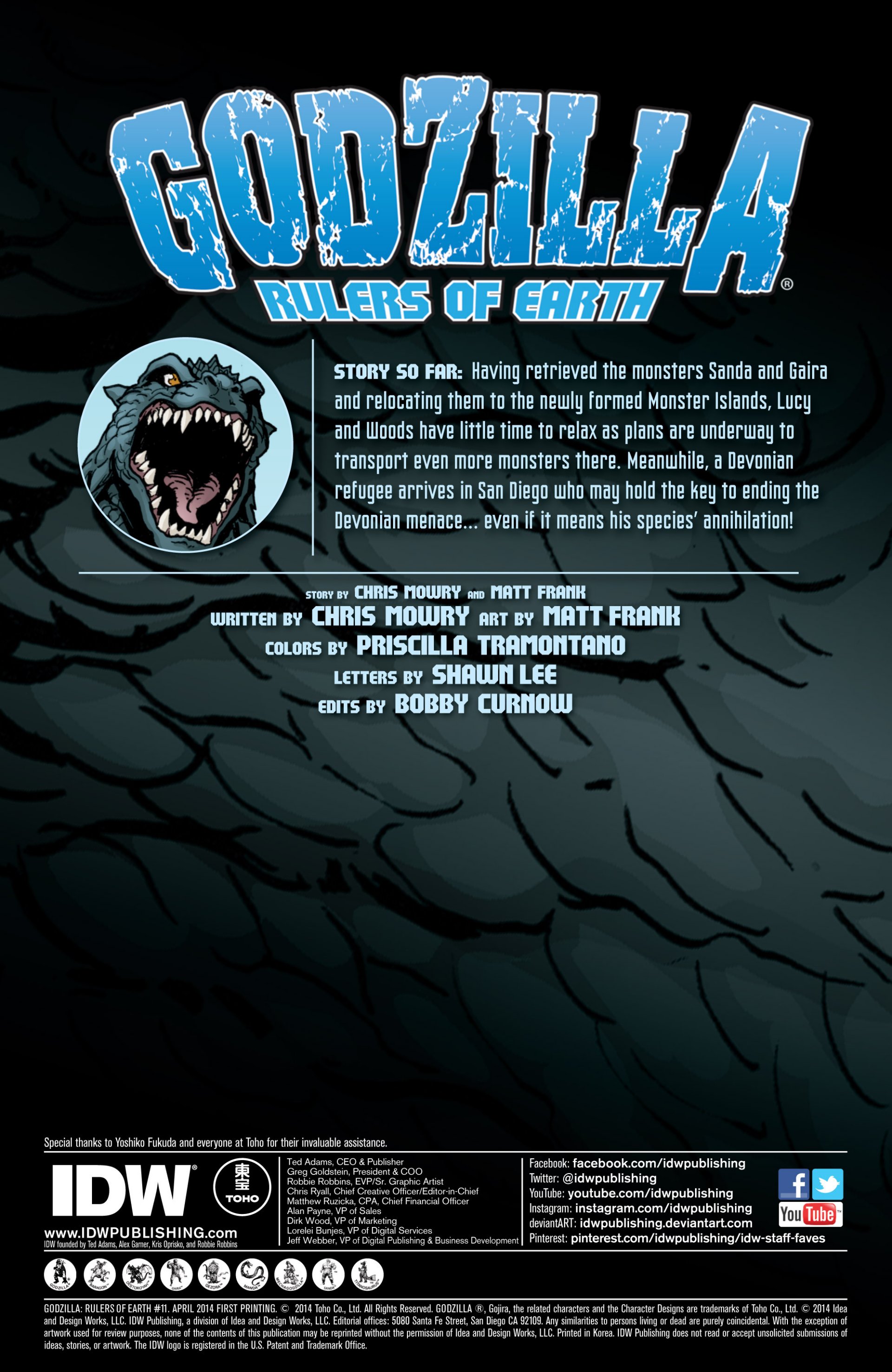 Read online Godzilla: Rulers of Earth comic -  Issue #11 - 2