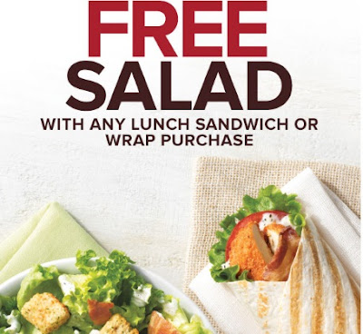 Tim Hortons Free Salad Coupon
