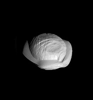 Ravioli-shaped Pan, a moon of Saturn