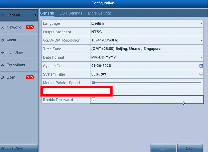 How to disable the Hikvision Startup Wizard —