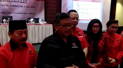 Sekjen PDIP Hasto Kristiyanto Pimpin Evaluasi PDIP Lampung