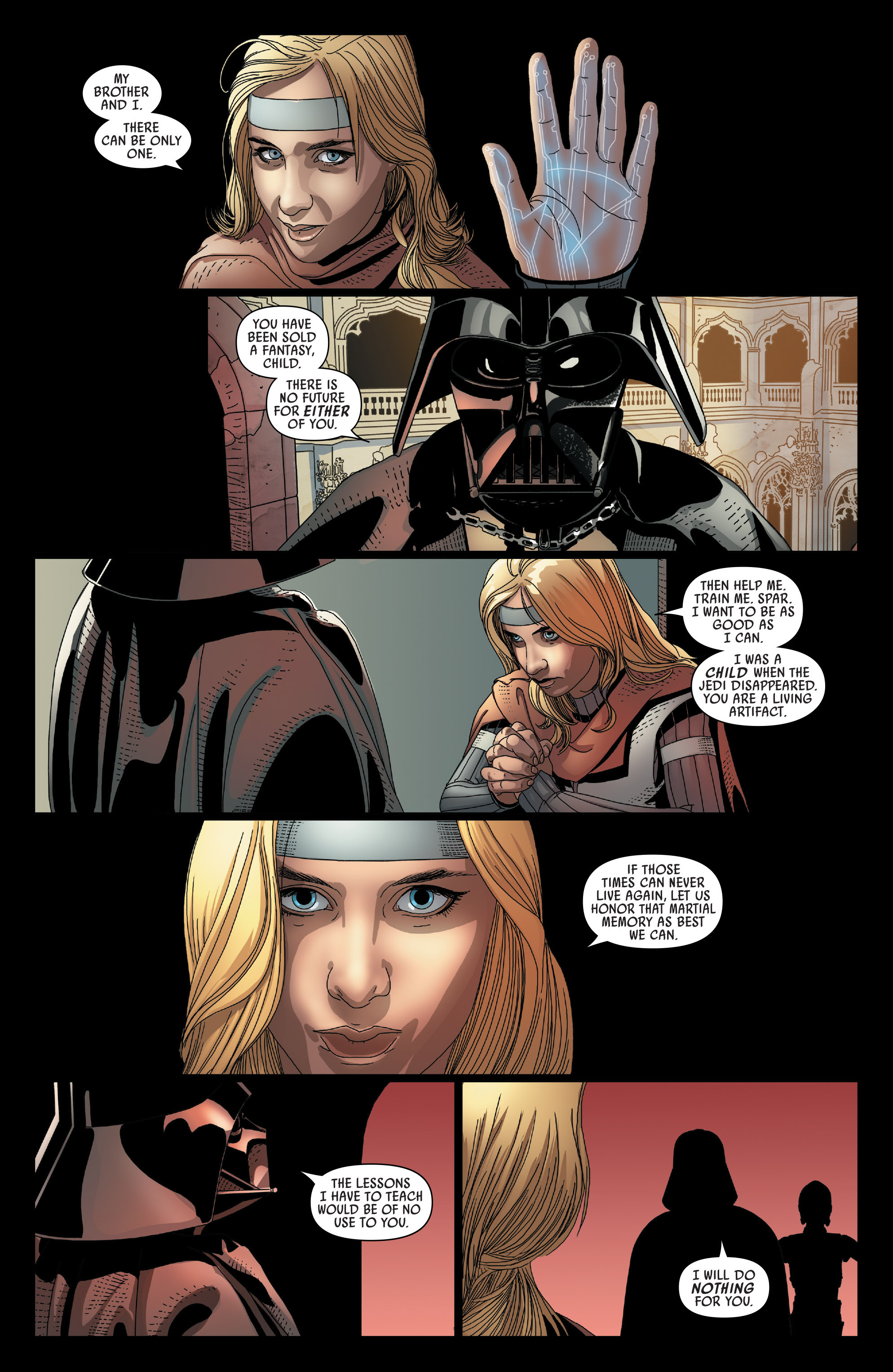 Read online Darth Vader comic -  Issue #17 - 18