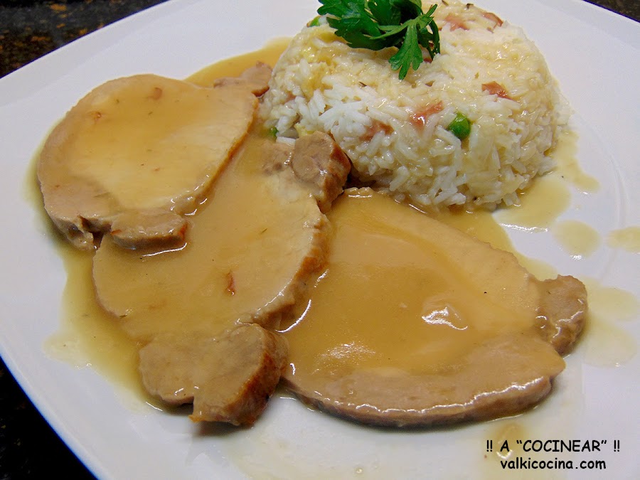 Lomo en salsa fácil