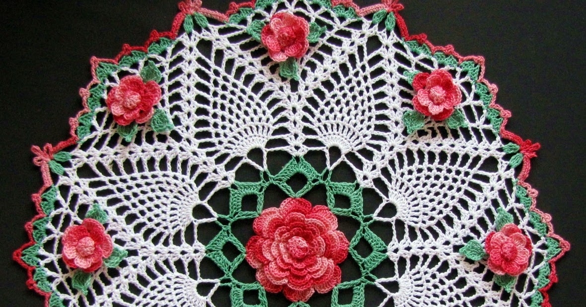 Dorothy's Roses Doily: A Free Crochet Pattern for You