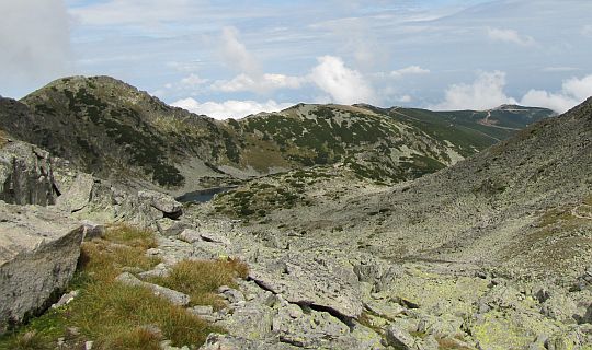 Widok na przebyty do tej pory odcinek.