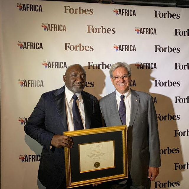Aiteo staff dazzled in New York when their boss picks Forbes awards (pictures)