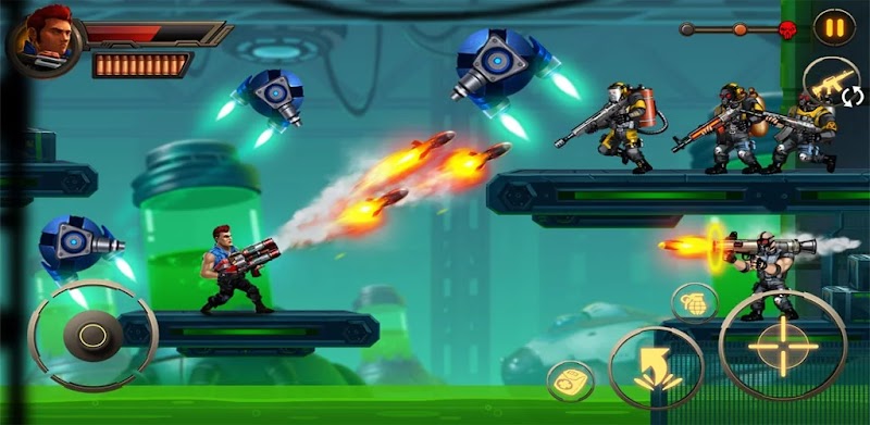 Metal Squad 2.2.2 Apk + Mod (Unlimited HP, Bomb and Coins) for Android